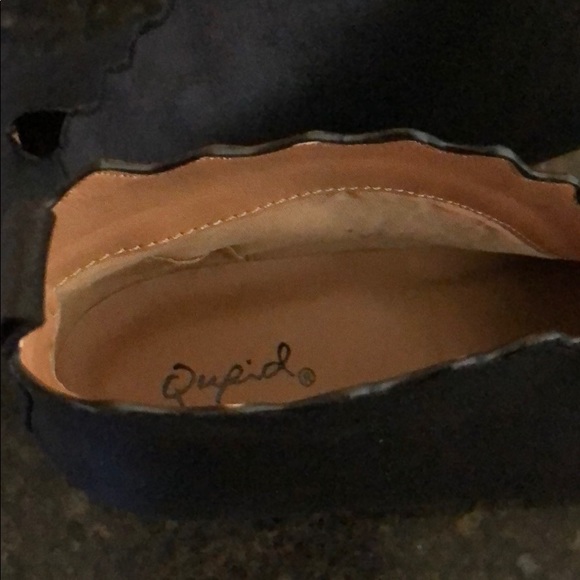 Qupid Open Top Bootie Black Size 7.5 - Picture 7 of 8